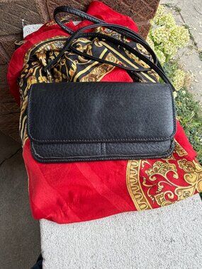 Vintage Coach Sonoma 90s USA Swing Wallet on String Saddle Crossbody Bag Clutch